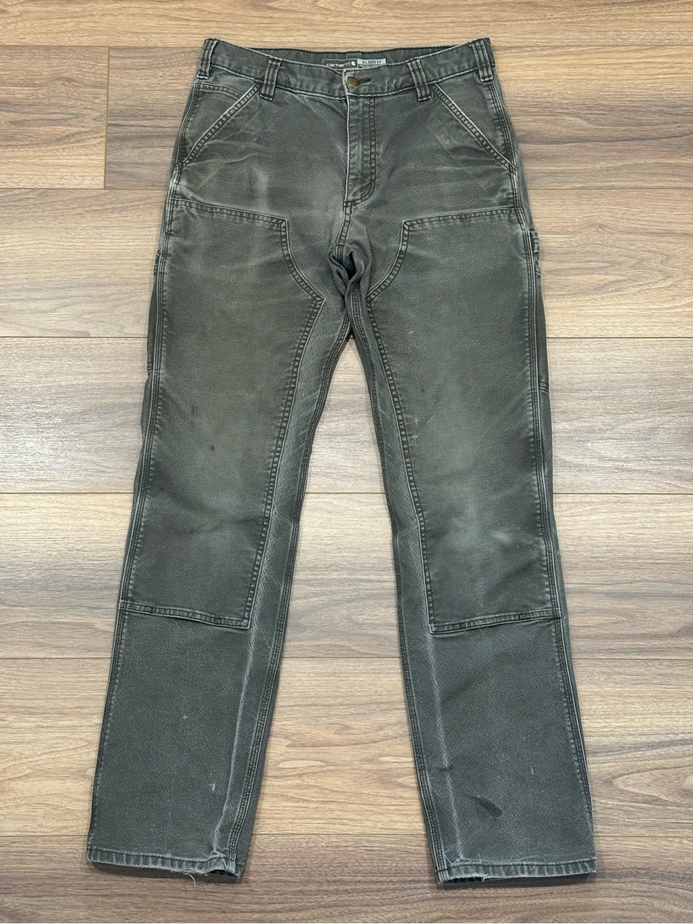 Carhartt Rugged Flex Relaxed Fit Duck Double Front Utility Work Pant 31 X 34